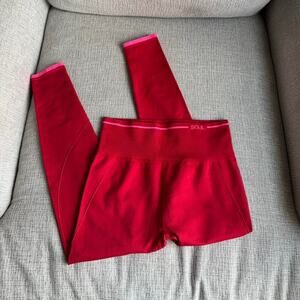 Red soul leggings with
